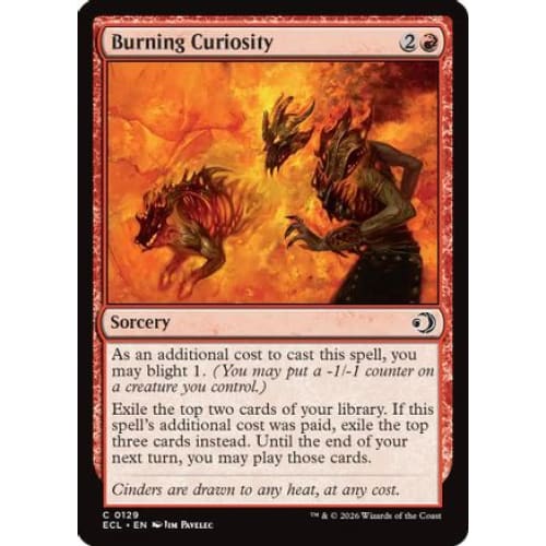 Burning Curiosity (ECL-129) Foil