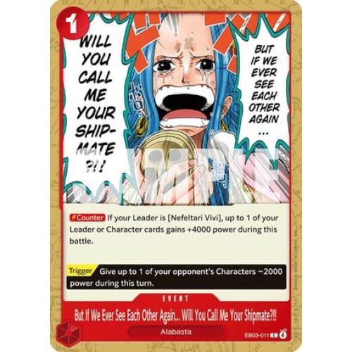 But If We Ever See Each Other Again... Will You Call Me Your Shipmate?!! EB03-011 C Extra Booster: One Piece Heroines Edition