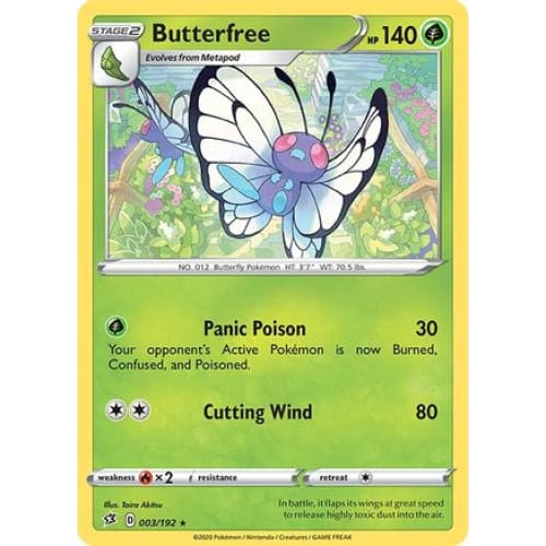 Butterfree (3) Rare Classic