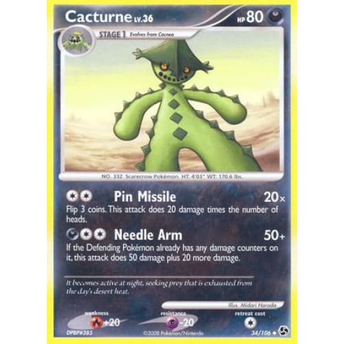 Cacturne (34) Uncommon