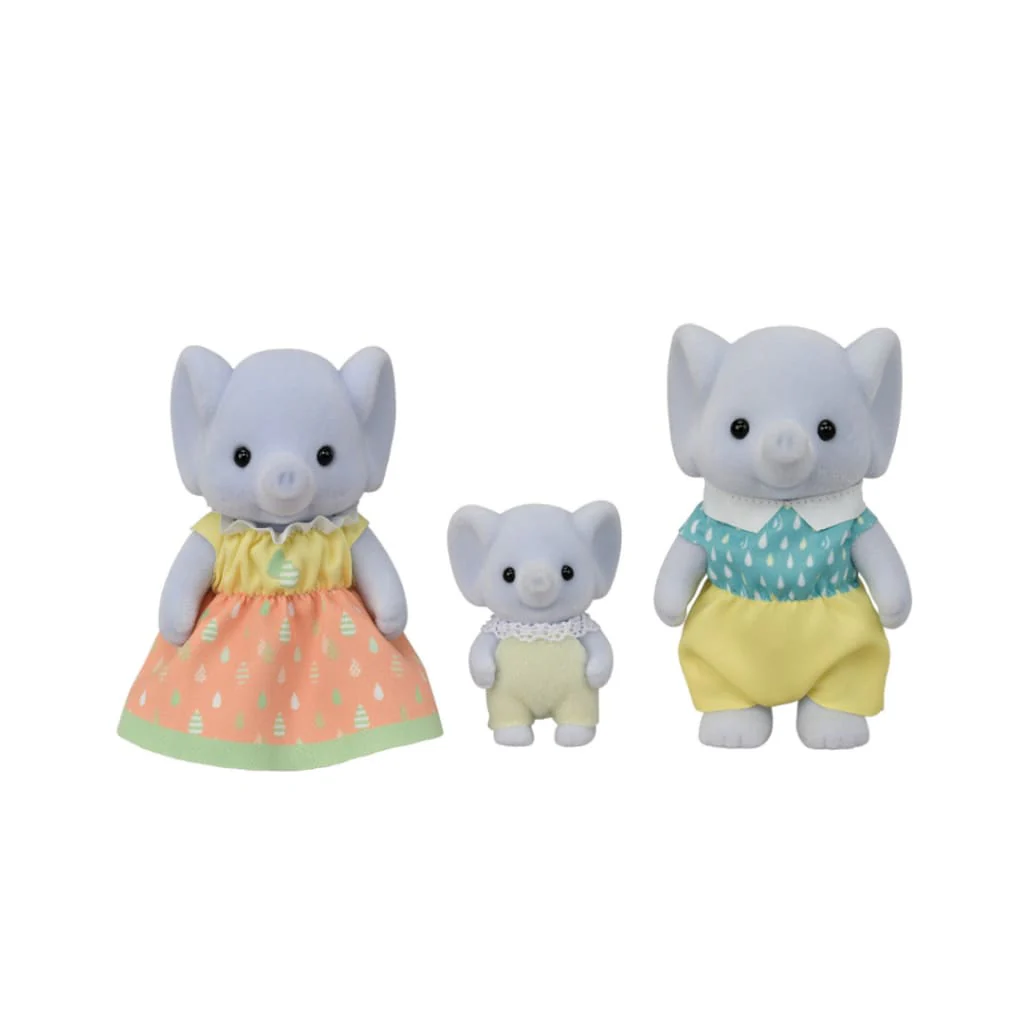 Calico Critters Elephant Family Trio