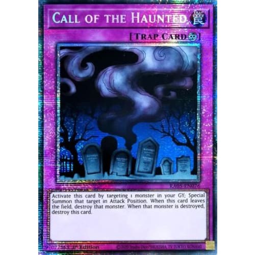 Call of the Haunted (Starlight Rare) - RA05-EN076 Starlight Rare 1st Edition