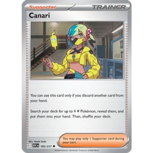 Canari - 185/217 (185) Uncommon Reverse Holofoil