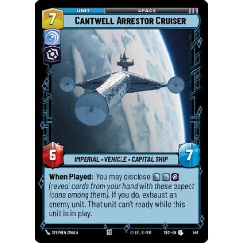 Cantwell Arrestor Cruiser (Foil) (547)  Foil