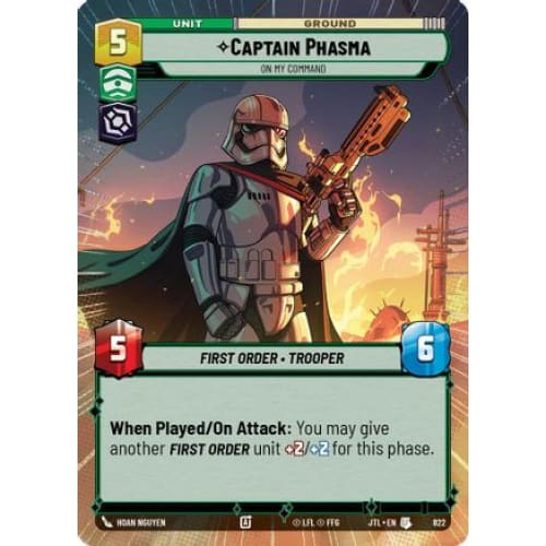 Captain Phasma - On My Command (Hyperspace Foil) (822)  Foil