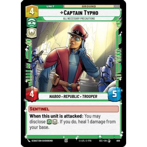 Captain Typho - All Necessary Precautions (Foil) (608)  Foil