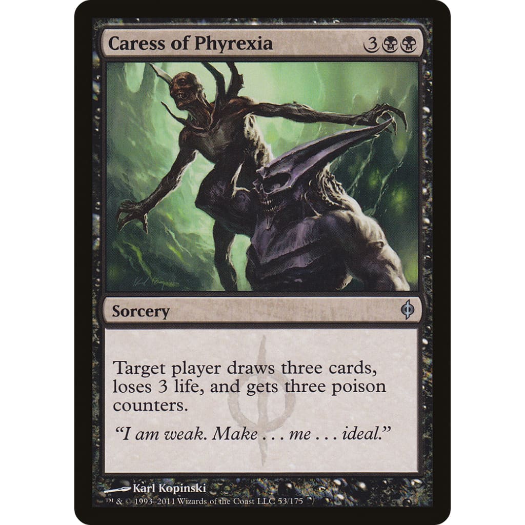 Caress of Phyrexia (NPH-053) Foil