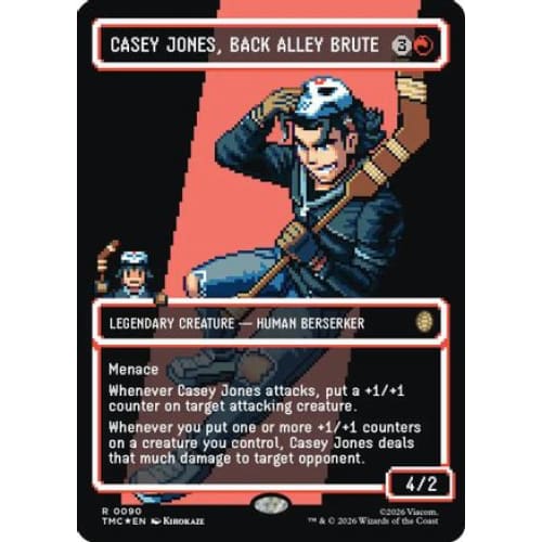Casey Jones, Back Alley Brute (Borderless) (Surge Foil) (TMC-090) Foil