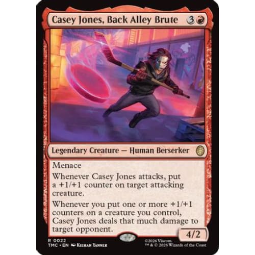 Casey Jones, Back Alley Brute (TMC-022) Foil