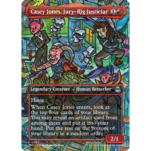 Casey Jones, Jury-Rig Justiciar (Borderless) (TMT-207)