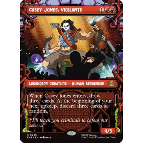 Casey Jones, Vigilante (0235) (Showcase) (TMT-235) Foil