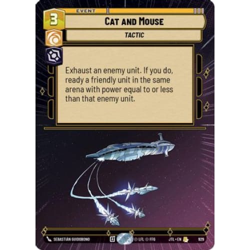 Cat and Mouse (Hyperspace Foil) (929)  Foil