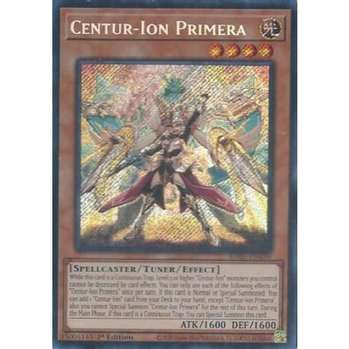 Centur-Ion Primera (Secret Rare) - RA05-EN030 Secret Rare 1st Edition
