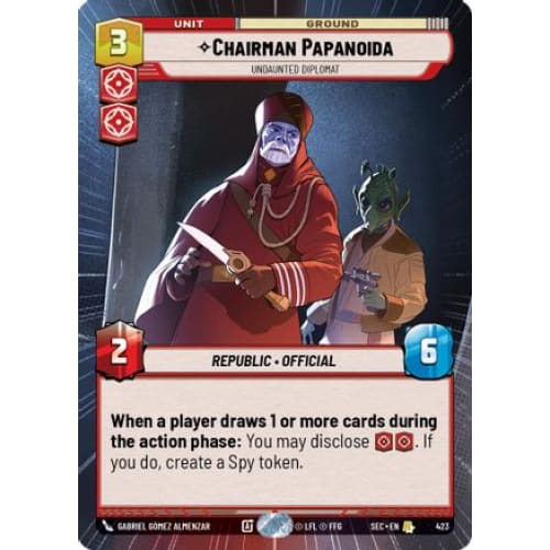 Chairman Papanoida - Undaunted Diplomat (Hyperspace) (423)