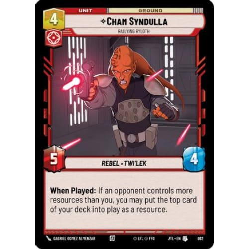 Cham Syndulla - Rallying Ryloth (Foil) (662)  Foil