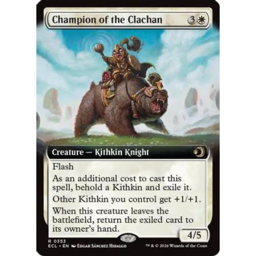 Champion of the Clachan (Extended Art) (ECL-353)
