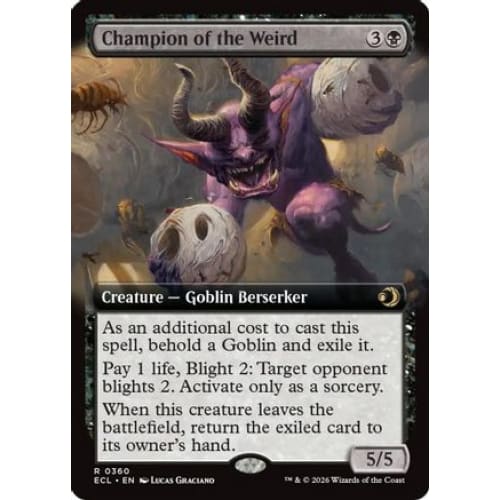 Champion of the Weird (Extended Art) (ECL-360) Foil