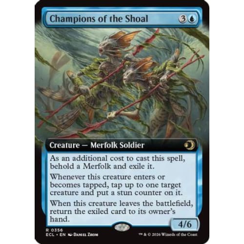 Champions of the Shoal (Extended Art) (ECL-356) Foil