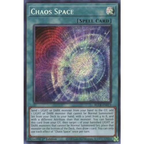 Chaos Space - BLCR-EN073 Secret Rare 1st Edition