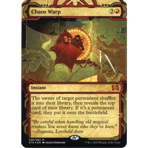 Chaos Warp (Foil Etched) (STA-036) (Borderless) Foil