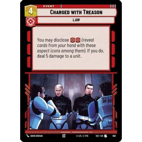 Charged with Treason (Foil) (692)  Foil