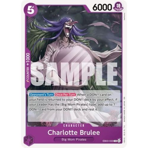 Charlotte Brulee EB03-033 C Extra Booster: One Piece Heroines Edition