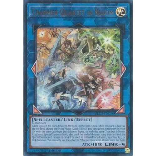 Charmer Quartet in Bloom - BLZD-EN050 Ultra Rare 1st Edition