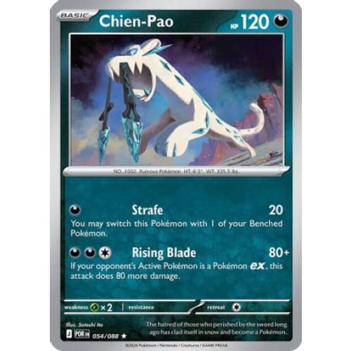 Chien-Pao (54) Rare Classic Reverse Holofoil