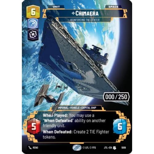 Chimaera - Reinforcing the Center (Serialized) (1089)  Foil
