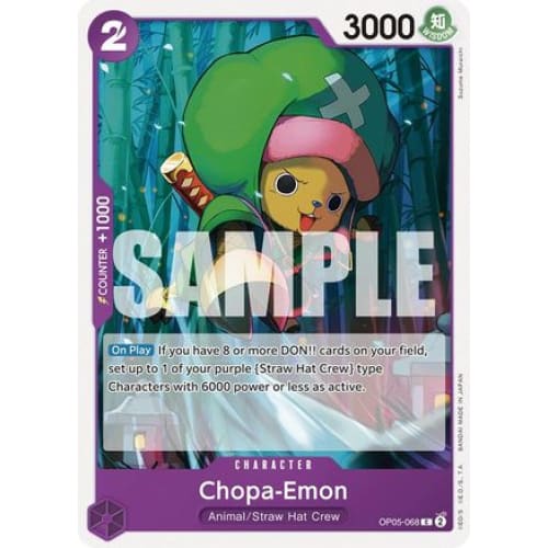 Chopa-Emon OP05-068 C Starter Deck 18: PURPLE Monkey.D.Luffy