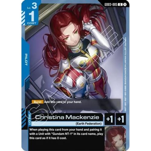 Christina Mackenzie (GD03-085) - Steel Requiem