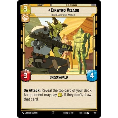 Cikatro Vizago - Business is What Matters (Foil) (728)  Foil