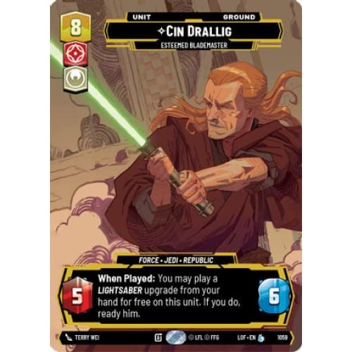 Cin Drallig - Esteemed Blademaster (Prestige) (1059)