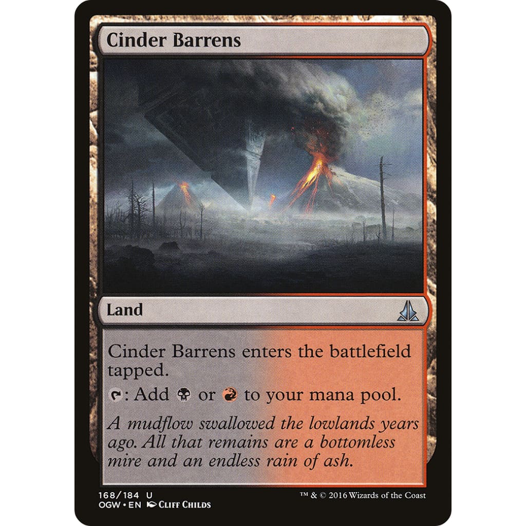 Cinder Barrens (OGW-168) Foil