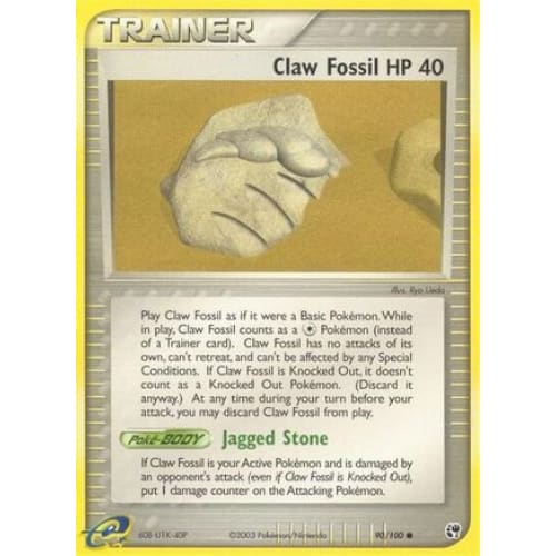 Claw Fossil (90) Common