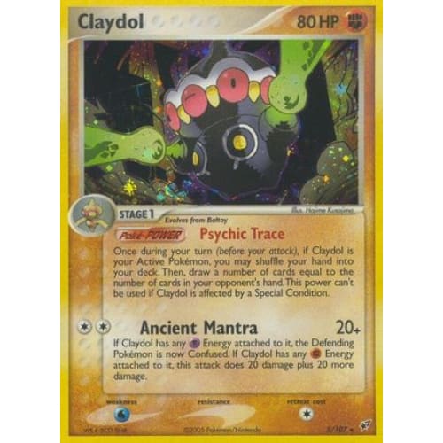 Claydol (5) Holo Rare
