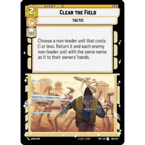 Clear the Field (199/257)  Foil