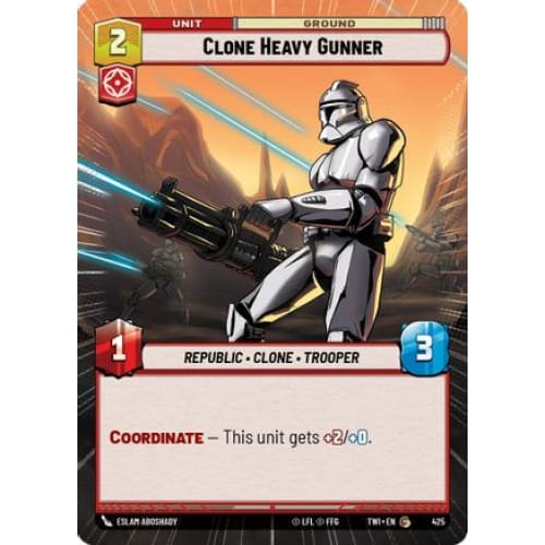 Clone Heavy Gunner (Hyperspace) (425)  Foil