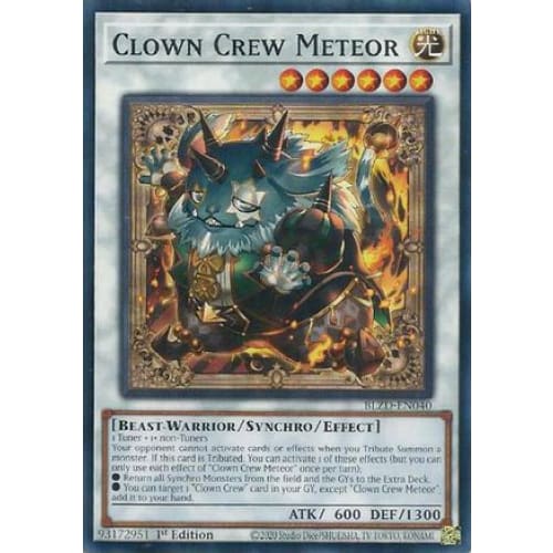 Clown Crew Meteor - BLZD-EN040 Common / Short Print 1st Edition