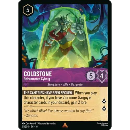 Coldstone - Reincarnated Cyborg (51/204) - Whispers in the Well Cold Foil
