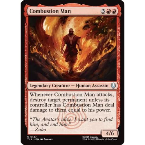 Combustion Man (TLA-127) Foil