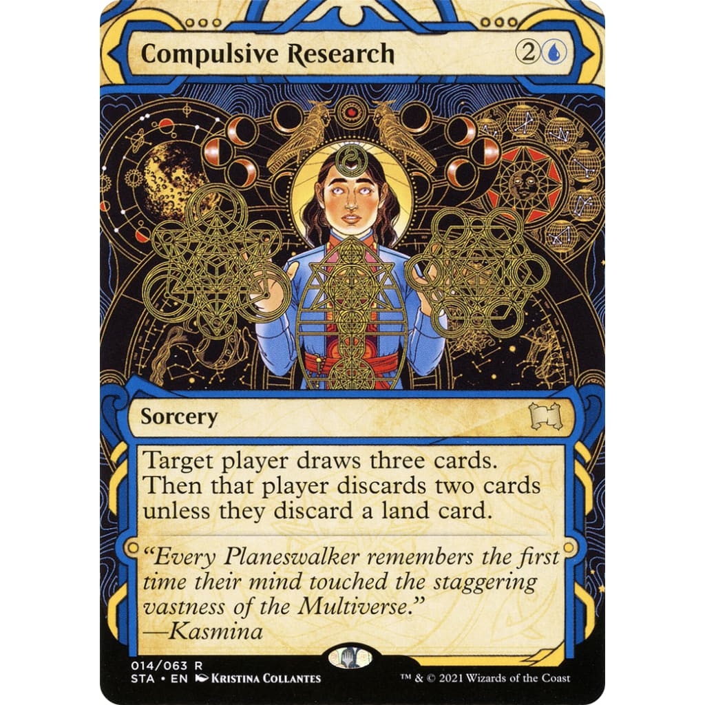 Compulsive Research (STA-014): (Showcase) (Borderless) Foil