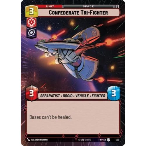 Confederate Tri-Fighter (Hyperspace) (400)