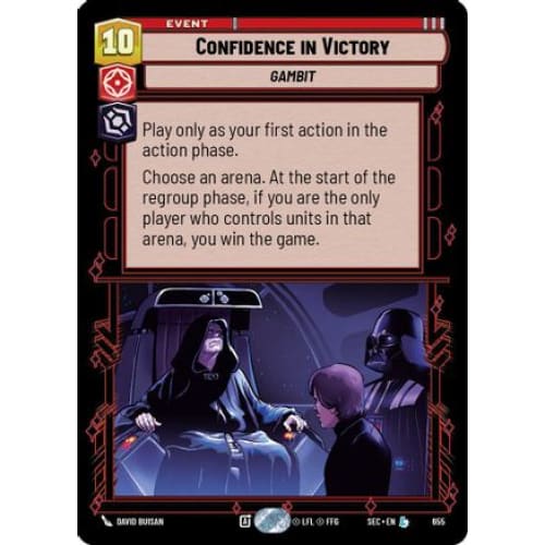 Confidence in Victory (Foil) (655)  Foil