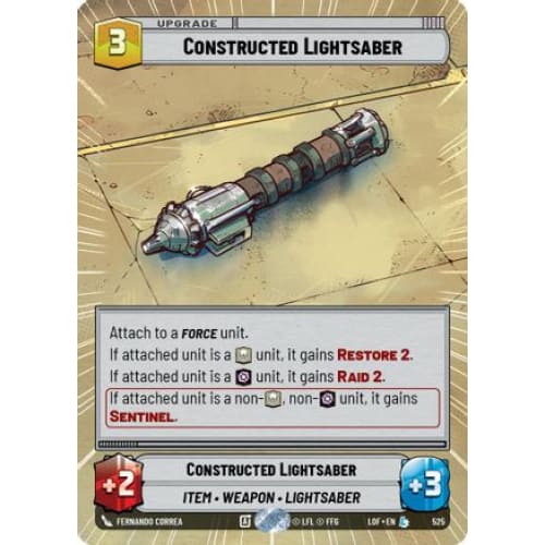 Constructed Lightsaber (Hyperspace) (525)