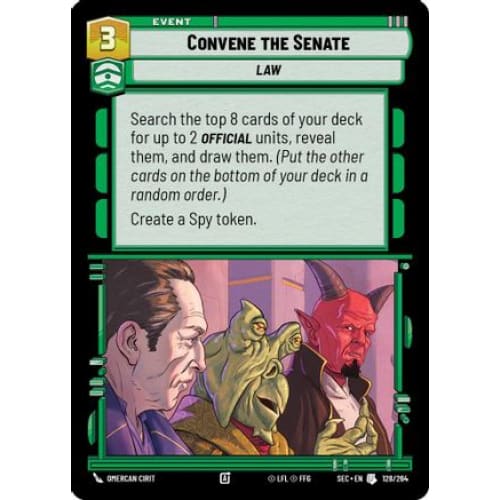 Convene the Senate (128/264)