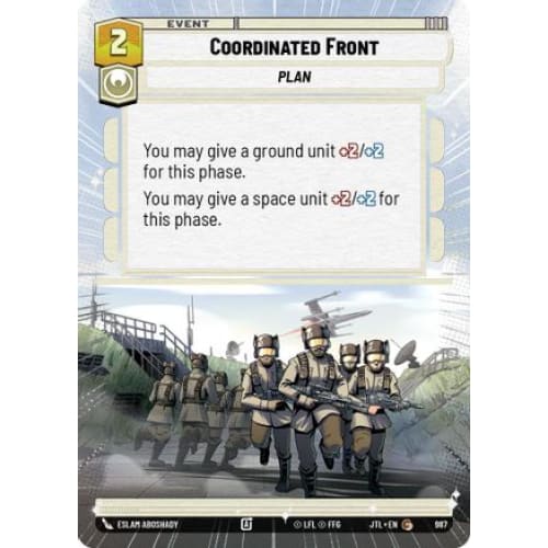 Coordinated Front (Hyperspace Foil) (987)  Foil