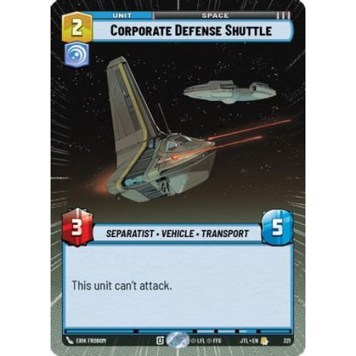 Corporate Defense Shuttle (Hyperspace) (321)