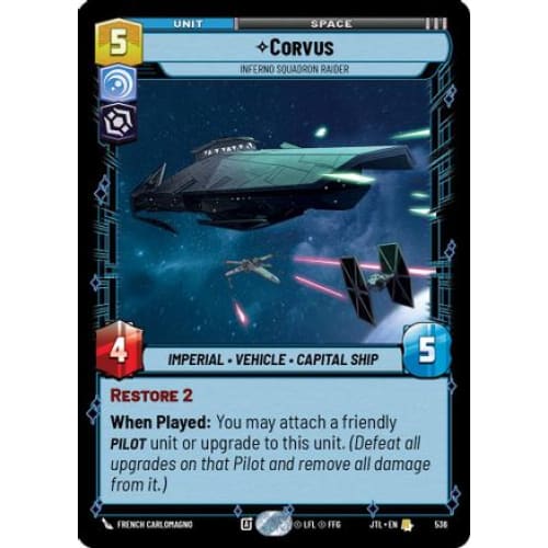 Corvus - Inferno Squadron Raider (Foil) (536)  Foil