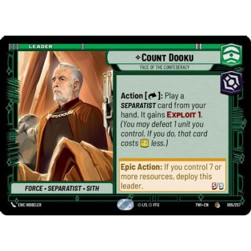 Count Dooku - Face of the Confederacy (005/257)